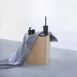 Sealskin Douchegordijn Brave 180x200cm Zwart/wit -Gamma Badkamer Winkel 123 6677