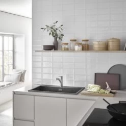 Grohe Keukenkraan Start Dual Spray QuickFix Supersteel (RVS Look) 6 Grohe Keukenkraan Start Dual Spray QuickFix Supersteel (RVS Look) -Gamma Badkamer Winkel 123 668