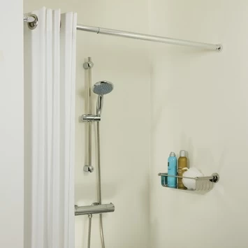 Sealskin Douchegordijnstang Seallux Verstelbaar Chroom 80-130 cm Sealskin Douchegordijnstang Seallux Verstelbaar Chroom 80-130 Cm -Gamma Badkamer Winkel 123 6695