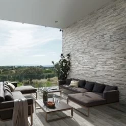 GAMMA Wandtegel Kristianstad Wit 11x45 Cm - 1,19m²/pak -Gamma Badkamer Winkel 123 6748