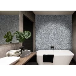 Nature Stone Pebble Antraciet 30x30 Cm 1 M² -Gamma Badkamer Winkel 123 6757