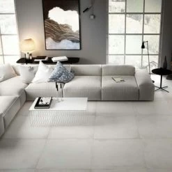 Vloertegel Ballerup Wit 60x60 Cm 1,44 M² 4 Vloertegel Ballerup Wit 60x60 Cm 1,44 M² -Gamma Badkamer Winkel 123 6765