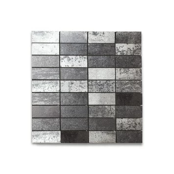 Mozaïektegel Vulcano Zwart 30x30 cm Mozaïektegel Vulcano Zwart 30x30 Cm -Gamma Badkamer Winkel 123 6809