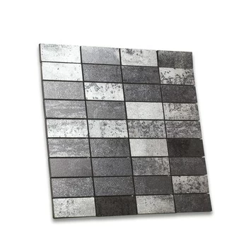 Mozaïektegel Vulcano Zwart 30x30 cm Mozaïektegel Vulcano Zwart 30x30 Cm -Gamma Badkamer Winkel 123 6810