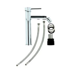 Atlantic Wastafelkraan Spencer Met Hendel Chroom -Gamma Badkamer Winkel 123 69