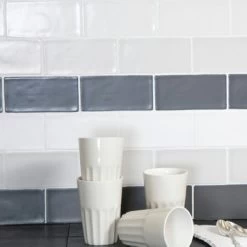 GAMMA Wandtegel Torres Steel 7,5x15 Cm 0,5 M² -Gamma Badkamer Winkel 123 6905