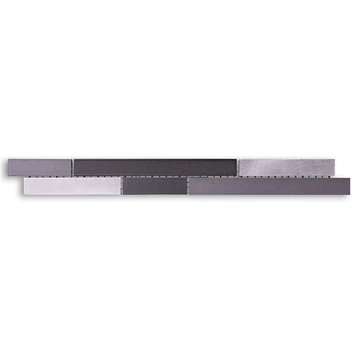 Wandtegelstrip Aluminium/Zwart 30x3 cm Wandtegelstrip Aluminium/Zwart 30x3 Cm -Gamma Badkamer Winkel 123 6950