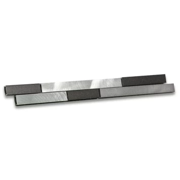 Wandtegelstrip Aluminium/Zwart 30x3 cm Wandtegelstrip Aluminium/Zwart 30x3 Cm -Gamma Badkamer Winkel 123 6951