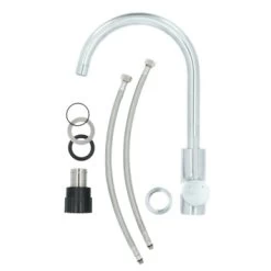 Atlantic Keukenkraan Colin Met Hendel RVS -Gamma Badkamer Winkel 123 697