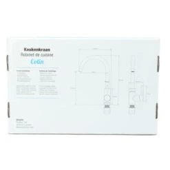 Atlantic Keukenkraan Colin Met Hendel RVS -Gamma Badkamer Winkel 123 699