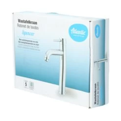 Atlantic Wastafelkraan Spencer Met Hendel Chroom -Gamma Badkamer Winkel 123 70