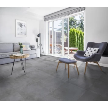 Vloertegel/wandtegel Osen smoke 60,9x60,9 cm 1,49m² Vloertegel/wandtegel Osen Smoke 60,9x60,9 Cm 1,49m² -Gamma Badkamer Winkel 123 7154