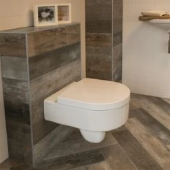 Vloertegel Vintage Hout 15x60 Cm 1,26 M² 4 Vloertegel Vintage Hout 15x60 Cm 1,26 M² -Gamma Badkamer Winkel 123 7159