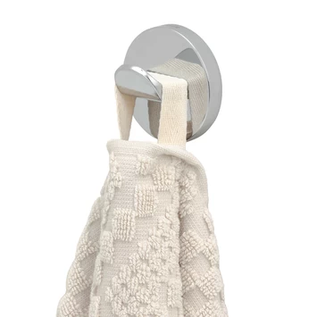 Tiger Noon zelfklevende grote haak chroom Tiger Noon Zelfklevende Grote Haak Chroom -Gamma Badkamer Winkel 123 7200