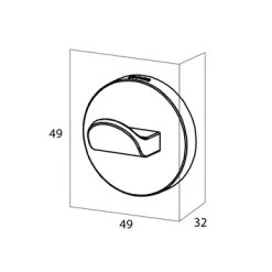 Tiger Noon Zelfklevende Grote Haak Chroom 8 Tiger Noon Zelfklevende Grote Haak Chroom -Gamma Badkamer Winkel 123 7205