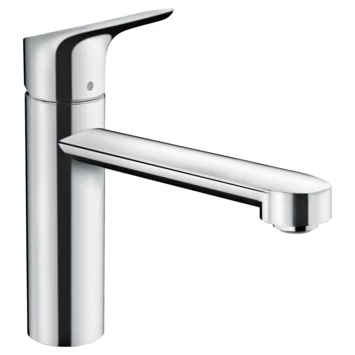 Hansgrohe keukenkraan Focus M43 met hendel Chroom 120 Hansgrohe Keukenkraan Focus M43 Met Hendel Chroom 120 -Gamma Badkamer Winkel 123 723