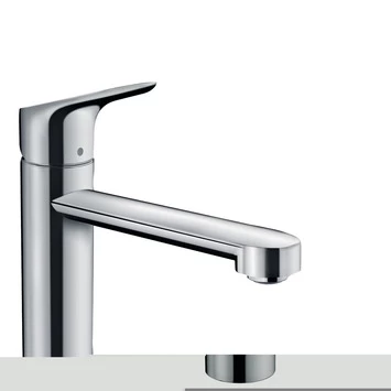 Hansgrohe keukenkraan Focus M43 met hendel Chroom 120 Hansgrohe Keukenkraan Focus M43 Met Hendel Chroom 120 -Gamma Badkamer Winkel 123 724