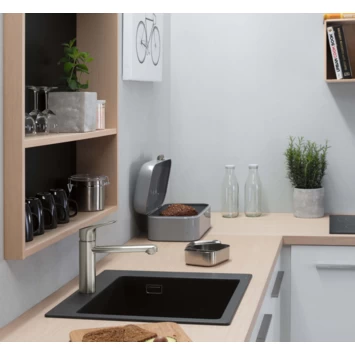 Hansgrohe keukenkraan Focus M43 met hendel Chroom 120 Hansgrohe Keukenkraan Focus M43 Met Hendel Chroom 120 -Gamma Badkamer Winkel 123 726