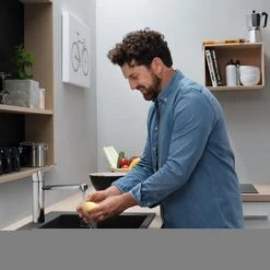 Hansgrohe Keukenkraan Focus M43 Met Hendel Chroom 120 6 Hansgrohe Keukenkraan Focus M43 Met Hendel Chroom 120 -Gamma Badkamer Winkel 123 727