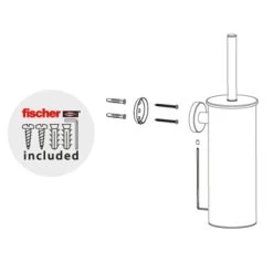 Marho Toiletborstelhouder Luxor Zwart -Gamma Badkamer Winkel 123 7272