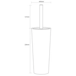 Sealskin Pierra Toiletborstelhouder Wit -Gamma Badkamer Winkel 123 7299