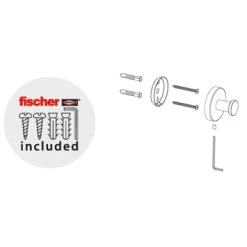 Marho Handdoekhaak Luxor Groot Brons Koper -Gamma Badkamer Winkel 123 7336