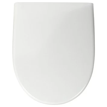 Pressalit D-vorm WC bril Wit Kunststof met Softclose Pressalit D-vorm WC Bril Wit Kunststof Met Softclose -Gamma Badkamer Winkel 123 7340