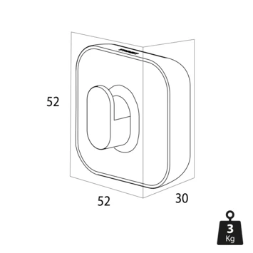 Tiger handdoekhaak Carv groot zwart Tiger Handdoekhaak Carv Groot Zwart -Gamma Badkamer Winkel 123 7353