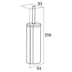 Tiger Boston Toiletborstelgarnituur RVS Glans 5 Tiger Boston Toiletborstelgarnituur RVS Glans -Gamma Badkamer Winkel 123 7400