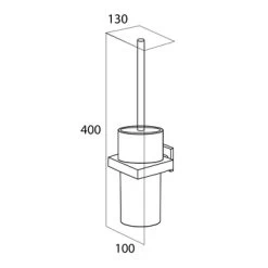Tiger Toiletborstelhouder Items Hangend RVS -Gamma Badkamer Winkel 123 7491