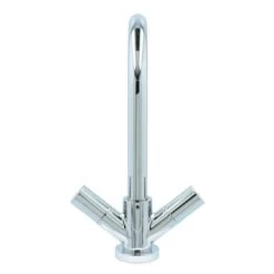 Aqualino Keukenkraan Fortore 2-knops Chroom -Gamma Badkamer Winkel 123 755