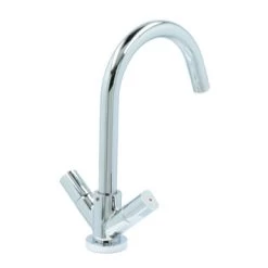 Aqualino Keukenkraan Fortore 2-knops Chroom -Gamma Badkamer Winkel 123 756