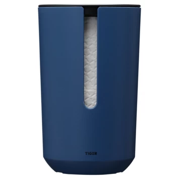 Tiger Reserverolhouder TESS met deksel vrijstaand blauw/zwart Tiger Reserverolhouder TESS Met Deksel Vrijstaand Blauw/zwart -Gamma Badkamer Winkel 123 7564