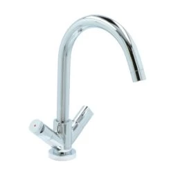 Aqualino Keukenkraan Fortore 2-knops Chroom -Gamma Badkamer Winkel 123 758