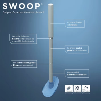 Tiger Toiletborstelhouder TESS vrijstaand met Swoop borstel wit/lichtgrijs Tiger Toiletborstelhouder TESS Vrijstaand Met Swoop Borstel Wit/lichtgrijs -Gamma Badkamer Winkel 123 7582