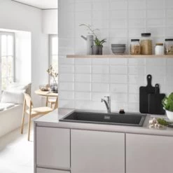 Grohe Quickfix Keukenkraan Start Lage Uitloop Supersteel -Gamma Badkamer Winkel 123 76