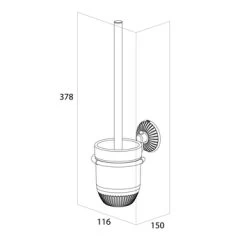 Tiger Wc-borstelset Ivy Chroom/wit -Gamma Badkamer Winkel 123 7618