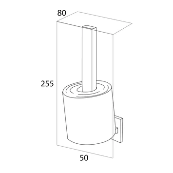 Tiger Reserverolhouder Items Hangend Chroom Tiger Reserverolhouder Items Hangend Chroom -Gamma Badkamer Winkel 123 7658