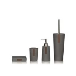 Sealskin Pierra Toiletborstelhouder Grijs -Gamma Badkamer Winkel 123 7673