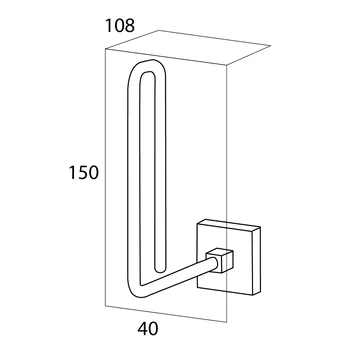 Tiger Reserverolhouder Melbourne Hangend RVS Tiger Reserverolhouder Melbourne Hangend RVS -Gamma Badkamer Winkel 123 7718