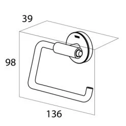 Tiger Toiletrolhouder Urban Wit -Gamma Badkamer Winkel 123 7733