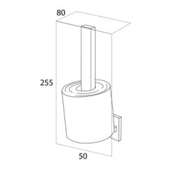 Tiger Reserverolhouder Items Hangend RVS 6 Tiger Reserverolhouder Items Hangend RVS -Gamma Badkamer Winkel 123 7738