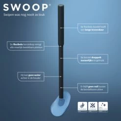 Tiger Toiletborstelhouder Tess Staand Zwart/antraciet -Gamma Badkamer Winkel 123 7771