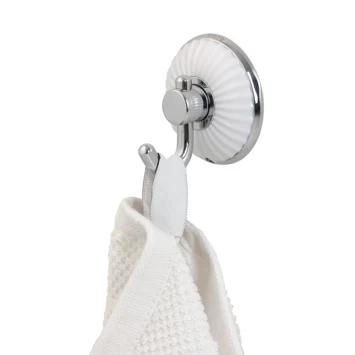 Tiger haak Ivy chroom met wit Tiger Haak Ivy Chroom Met Wit -Gamma Badkamer Winkel 123 7785