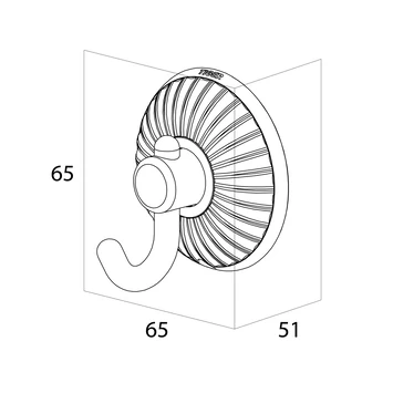Tiger haak Ivy chroom met wit Tiger Haak Ivy Chroom Met Wit -Gamma Badkamer Winkel 123 7788