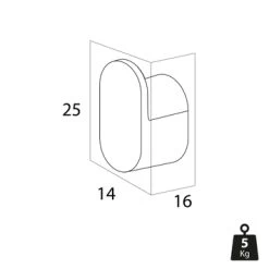 Tiger Handdoekhaak Cooper Klein RVS -Gamma Badkamer Winkel 123 7808