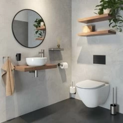 Tiger Reserverolhouder Cooper RVS/zwart 5 Tiger Reserverolhouder Cooper RVS/zwart -Gamma Badkamer Winkel 123 7821