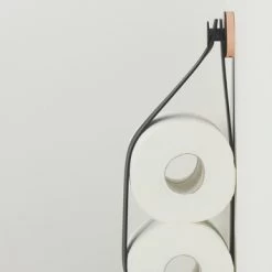 Tiger Reserverolhouder Urban Zwart 6 Tiger Reserverolhouder Urban Zwart -Gamma Badkamer Winkel 123 7827