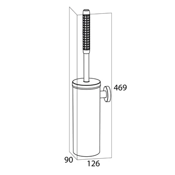 Tiger Toiletborstelhouder Boston Comfort & Safety Hangend RVS Tiger Toiletborstelhouder Boston Comfort & Safety Hangend RVS -Gamma Badkamer Winkel 123 7854