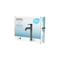 Atlantic Wastafelkraan Spencer Met Hendel Zwart -Gamma Badkamer Winkel 123 786